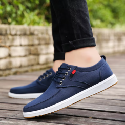 Mens Lace up Low Top Comfortable Light Walking Shoes