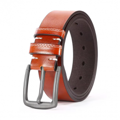 2 Pks Comfortable PU Pin Buckle Casual Belt