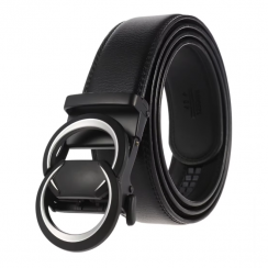 3 Pks Mens Fashionable Business Casual PU Leather Belt