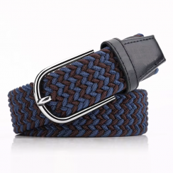 13 Pks Wholesale Elastic Mens Braided Leather Belts